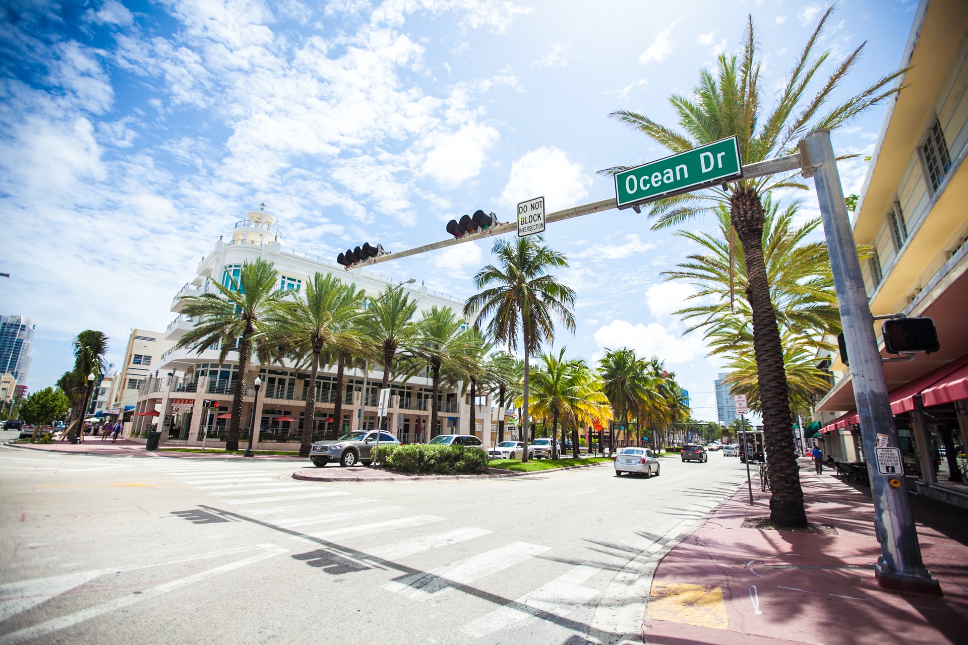 Miami on sunny day