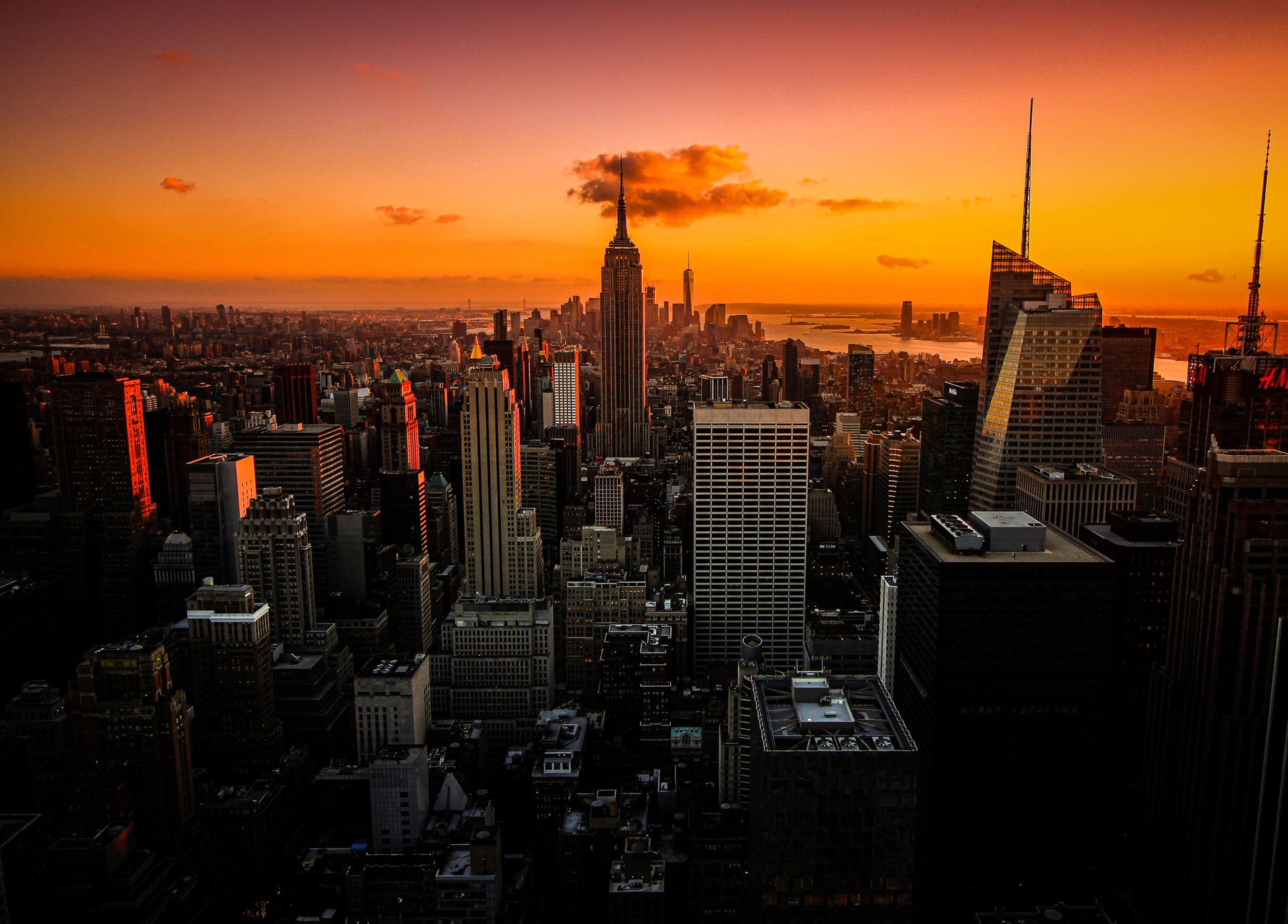 New York city skyline